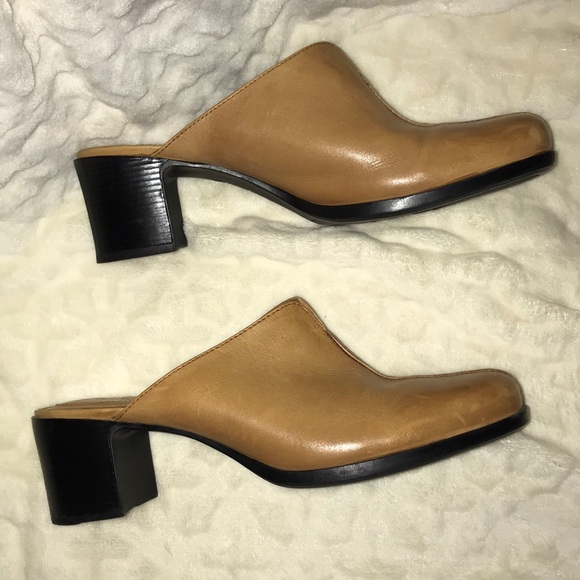 Clarks Shoes - Clarks Leather Mule